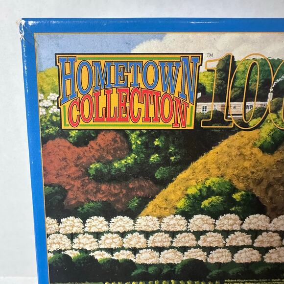 vintage 1999 "Los Altos Mail Train" Hometown Collection 1000-piece jigsaw puzzle - Picture 2 of 12